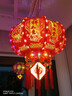 琉禮爵 燈籠大門(mén)掛的2026 新年裝飾春節馬年七彩水晶led走馬旋轉燈籠 2026新款福牌一對裝帶遙控器 直徑55cm一對帶延長(cháng)線(xiàn)遙控器 曬單實(shí)拍圖
