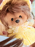 莉娜熊（TeddyTales）公仔娃娃玩偶娃衣替換裝服裝 黃色丁香小兔 適用30cm（不含崽） 曬單實(shí)拍圖