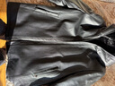 卡尼提頭層牛皮真皮皮衣尼克服連帽派克水貂內膽貂皮商務(wù)休閑外套皮大衣 黑色 5XL 曬單實(shí)拍圖