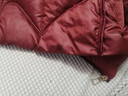 媽媽加厚羽絨棉馬甲2025新款秋冬奶奶保暖棉衣背心中老年女裝外套 酒紅色 4XL 建議110-125斤 曬單實(shí)拍圖