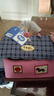 Tagi.《小馬Magi》塔皮小房子便攜洗漱包大容量房子收納包化妝包手提包 海鹽格紋 曬單實(shí)拍圖
