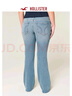 HOLLISTER美式25秋冬復古修身低腰喇叭牛仔褲女裝355-5620 中度水洗 25 150/64A 0短版 曬單實(shí)拍圖