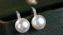 黛米高跟鞋系列9-10mm無(wú)核淡水珍珠耳釘S925銀新年禮物送女友老婆 曬單實(shí)拍圖