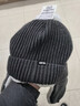 安踏兒童帽子男女大童2025秋冬新品加絨保暖帽子 深灰色-3 M 曬單實(shí)拍圖