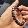 締晶小葉紫檀手串男士手鏈和田玉手飾情人節新年禮物高級小眾木質(zhì)首飾 紫檀木和田玉手串【禮盒裝】 曬單實(shí)拍圖