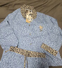 野獸派家居（tbh）三麗鷗Hello Kitty天絲棉家居服套裝可外穿睡衣 長(cháng)款 牛仔豹紋 XS 曬單實(shí)拍圖