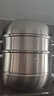 京東京造 蒸鍋 大容量304不銹鋼湯鍋加厚燉蒸煮燃氣灶家用 三層32cm 曬單實(shí)拍圖