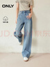 ONLY ONLY2025春季新款高腰直筒褲牛仔褲女|125132172 曬單實(shí)拍圖
