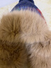 俞兆林哈爾濱東北冬季拼色雷鋒帽女可愛(ài)保暖防寒加厚兔毛護耳針織毛線(xiàn)帽 藏藍色(卡其) M(55-59cm) 曬單實(shí)拍圖