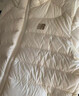 FDR 旗艦店 90白鴨絨可拆卸毛領(lǐng)連帽排骨羽絨服女款冬季內膽外套 米白色 M 曬單實(shí)拍圖