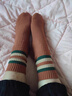 貓人女士襪子女秋冬季中筒襪女100%純棉堆堆襪抗菌防臭吸汗百搭5雙裝 曬單實(shí)拍圖