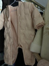 童泰（TONGTAI）嬰兒羽絨服連體衣秋冬男女寶寶連帽哈衣三防鴨絨爬服桃粉色90cm 曬單實(shí)拍圖