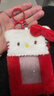 OSKVkt貓卡套2026年hellokitty紅包袋收納卡包照片相框掛件毛絨鑰匙扣 【kt貓】3寸 曬單實(shí)拍圖