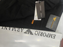 EMPORIO ARMANI EA7阿瑪尼牛仔褲男秋冬季中年高腰彈力直筒寬松商務(wù)男裝長(cháng)褲 黑色(四季款) 33 曬單實(shí)拍圖
