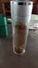 臻廚聚一鍵開(kāi)蓋水杯茶杯玻璃杯水杯男士泡茶杯茶水分離杯玻璃高硼硅杯子 銀蓋500ml【雙層加厚】 曬單實(shí)拍圖