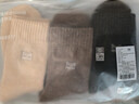 貓人3雙裝35%羊毛襪子男士襪子男冬季加厚保暖襪男毛圈襪睡眠襪男 曬單實(shí)拍圖