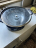 三角牌多功能電炒鍋家用一體式電炒菜鍋插電熱鍋鑄鐵電火鍋電蒸鍋 30cm無(wú)籠【1-3人】無(wú)涂層特厚+2100W猛火 曬單實(shí)拍圖