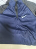 NBA CARES速干衣長(cháng)袖男秋冬半拉鏈訓練服跑步上衣運動(dòng)t恤冬季騎行健身衣服 T124藏青光板 L 曬單實(shí)拍圖