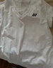 YONEX新品尤尼克斯羽毛球服短袖女運動(dòng)T恤透氣速干運動(dòng)上衣網(wǎng)球服 女款短袖215065 象牙白 L 曬單實(shí)拍圖