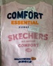 Skechers斯凱奇男女童純棉短袖T恤衫兒童夏季寬松透氣運動(dòng)上衣L225K055 曬單實(shí)拍圖