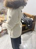 波司登（BOSIDENG）25新款羽絨服90鵝絨極寒商場(chǎng)熱賣(mài)同款修身收腰外套B250242214J 極晶白8F18-趨勢推薦【至高御寒-30℃】卡碼拍大 L 170/92A 體重約120-130斤 曬單實(shí)拍圖