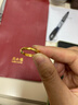 周六福簡(jiǎn)約光圈足金黃金戒指女生日禮物計價(jià)AA012466 活口15號 約3.28g 曬單實(shí)拍圖
