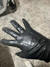 青禾潤美真皮觸屏手套黑色中長(cháng)款簡(jiǎn)約商務(wù)通勤休閑西裝薄款厚款羊皮手套 黑色-春秋薄內里款 L 男士正常手型 曬單實(shí)拍圖