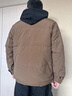 AEMAPE/美國蘋(píng)果 羽絨服男士2026冬季新款高端翻領(lǐng)加厚保暖防風(fēng)外套男裝 咖啡色 M 曬單實(shí)拍圖