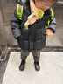 巴布豆（BOBDOG）金標短款兒童羽絨服男女中小童2025冬季新款防風(fēng)加厚A類(lèi)95絨外套 黑色 【防風(fēng)門(mén)襟款】 120 推薦【身高100-110cm】 曬單實(shí)拍圖