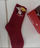 JKN馬年紅襪子中筒襪冬【本命年禮物】騏驥紅2026新年禮盒送禮長(cháng)襪棉 曬單實(shí)拍圖