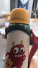 babycare三合一兒童保溫杯水杯嬰兒寶寶學(xué)飲杯吸管杯幼兒園溫水壺帶背帶 凱姆拉怪獸 600ml 一杯三蓋送杯套 曬單實(shí)拍圖