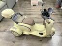 HIMEILI兒童電動(dòng)摩托車(chē)可坐雙人遙控三輪車(chē)1-6歲男女孩寶寶可駕駛玩具車(chē) 黃色雙驅+12V9A+軟座+遙控 曬單實(shí)拍圖