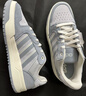 adidas ENTRAP美式校園風(fēng)運動(dòng)少年感復古籃球風(fēng)板鞋男女阿迪達斯   銀灰/清澈灰/白色   42 曬單實(shí)拍圖