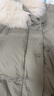 雪中飛2025秋新款女士加厚長(cháng)款羽絨服休閑韓版狐貍大毛領(lǐng)淑女 松石卡|7478 S /160/84A 曬單實(shí)拍圖