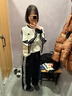 阿迪達斯（adidas）【滔搏運動(dòng)】女子3S LONG-SLEEVE 三條紋舞動(dòng)系列運動(dòng)休閑長(cháng)袖T恤 KG3859 S 曬單實(shí)拍圖