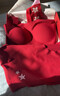 like uu【董潔同款】紅色發(fā)育期內衣內褲禮盒幸運紅中大童本命年套裝 曬單實(shí)拍圖
