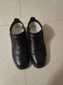 紅蜻蜓皮鞋男高幫牛皮棉鞋加絨保暖輕便商務(wù)耐磨正裝鞋WTD451831黑色42 曬單實(shí)拍圖