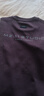 季言男士長(cháng)袖t恤高端品牌春秋季 圓領(lǐng)印花上衣雙面莫代爾棉打底衫 紫色 云朵莫代爾 L （適合125-140斤） 曬單實(shí)拍圖