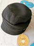 布塔寬帽檐鴨舌帽羊毛呢秋冬百搭復古保暖氣質(zhì)日系保暖帽子漁夫帽 黑色 均碼 可調節 曬單實(shí)拍圖