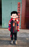 安踏兒童外套男小童搖粒絨上衣2026保暖女童新年紅色拜年服A72619601 曬單實(shí)拍圖