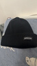 回力毛線(xiàn)帽男士秋冬季包頭保暖針織帽子嘻哈時(shí)尚潮牌顯臉小冷帽百搭 黑色 均碼 曬單實(shí)拍圖