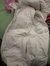 鴨鴨（YAYA）羽絨馬甲女外穿秋冬新款時(shí)尚連帽坎肩馬夾背心百搭羽絨服外套 A3米色 M 曬單實(shí)拍圖