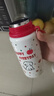 卡通創(chuàng  )意保溫杯高顏值雙飲吸管水杯便攜禮品廣告杯子 紅色 500ml 曬單實(shí)拍圖