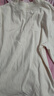 古今（GUJIN）小立領(lǐng)半高領(lǐng)純棉打底衫女秋冬保暖上衣長(cháng)袖t恤白L 曬單實(shí)拍圖
