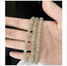 中國黃金（CHINA GOLD）晴水多圈和田玉手串女高冰種素圈玉石手鏈本命年生日禮物送女友 【品牌禮盒包裝】 曬單實(shí)拍圖