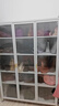 多功能廚房置物架落地多層家用收納柜子微波爐收納架碗儲物柜櫥柜 對開(kāi)門(mén)4層600*420*1100白色 曬單實(shí)拍圖