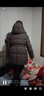 雅鹿新年90高蓬鵝絨白色羽絨服女款2025新款冬季中長(cháng)款加厚收腰厚外套 曬單實(shí)拍圖