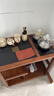 旺爵多功能移動(dòng)茶桌茶臺燒水壺一體養生泡茶家用陽(yáng)臺小茶柜實(shí)木茶水柜 胡桃色茶桌+電茶爐 曬單實(shí)拍圖