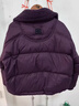 梵花秀（fanhuaxiu）媽媽冬裝羽絨服短款2025新款中老年女冬季羊羔絨領(lǐng)外套貴夫人品牌 紫紅 （新國標白鴨絨） XL 建議穿121-140斤 曬單實(shí)拍圖