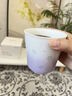 南山先生 家用玲瓏陶瓷水杯創(chuàng  )意小清新風(fēng)喝水杯高顏值女生送禮春心咖啡杯 春心咖啡杯_漸變紫 曬單實(shí)拍圖